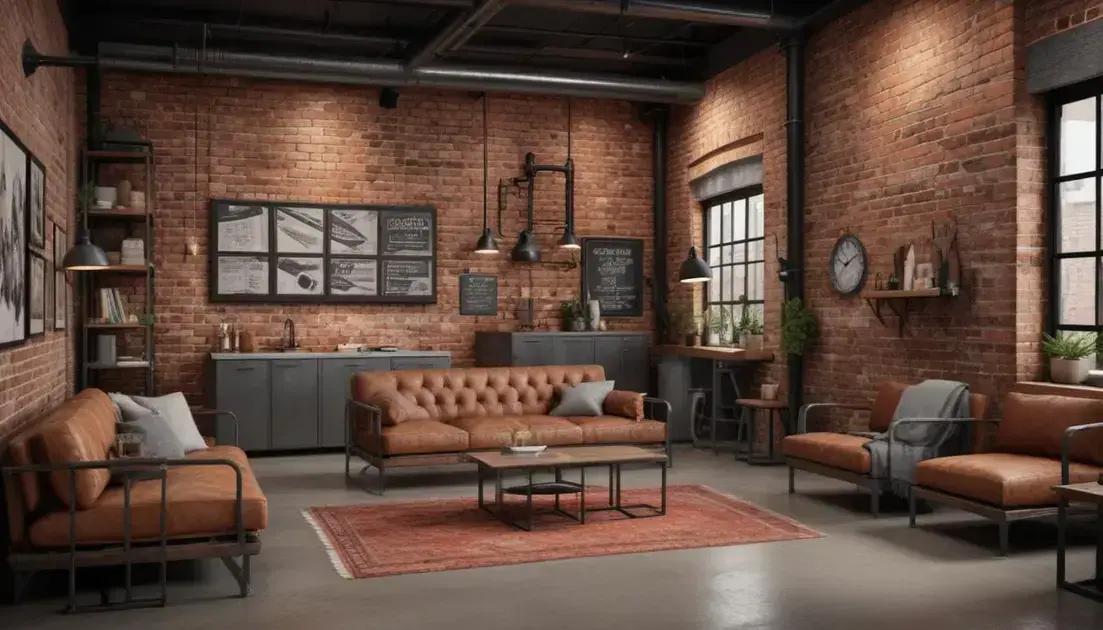 O estilo industrial: características e inspirações