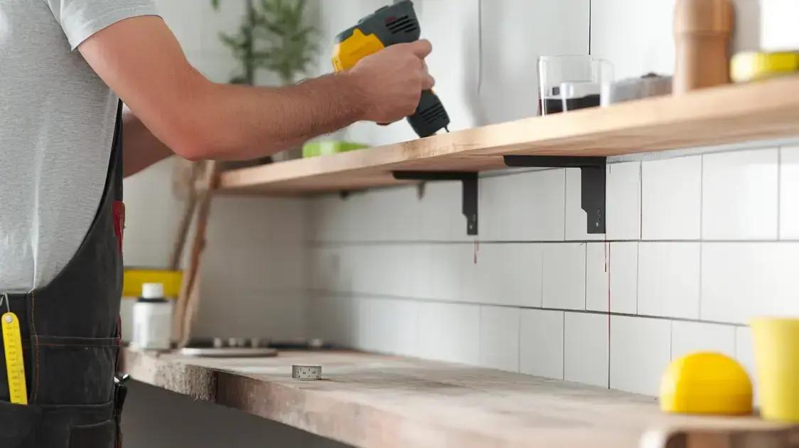 Passo a passo para instalar prateleiras flutuantes