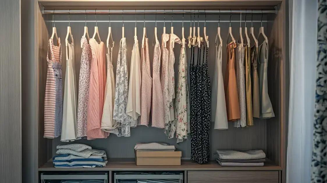 Maximize o espaço com cabides multiuso