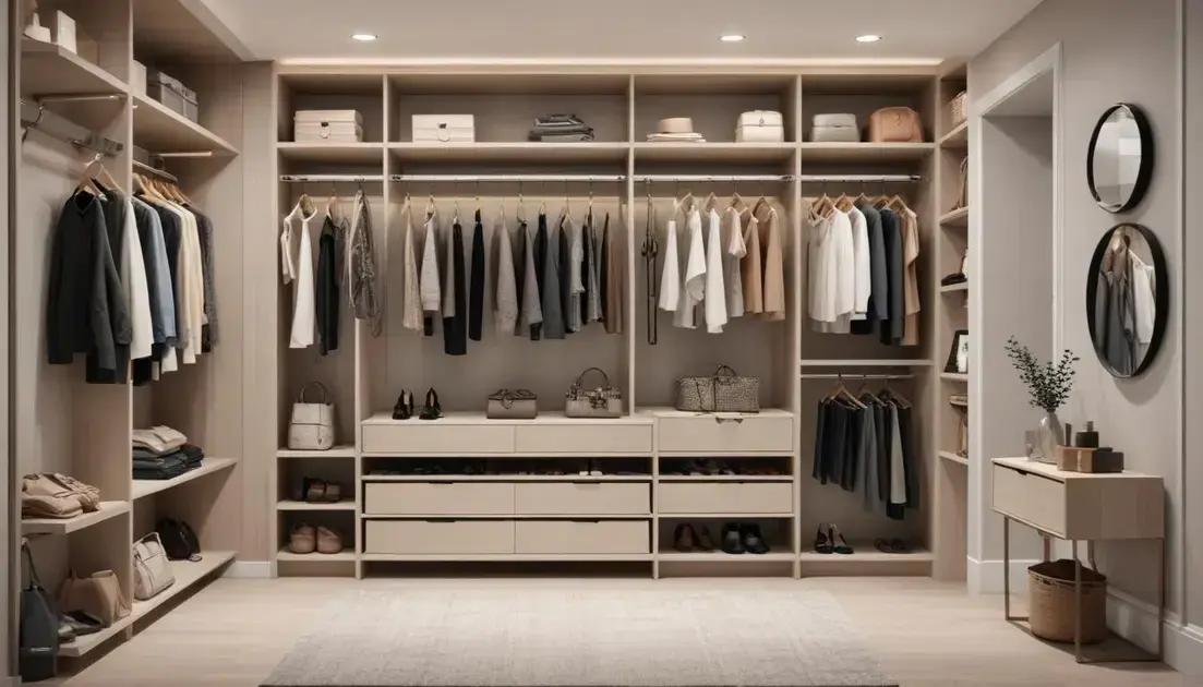 Como escolher acessórios para o closet