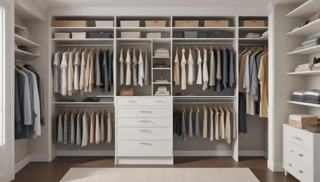 Dicas práticas para otimização de espaço no closet