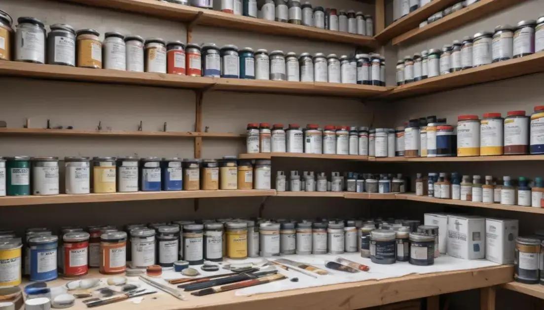 Materiais recomendados para pintura de metal