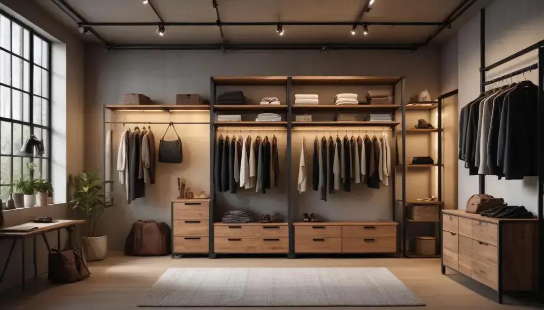 A importância da iluminação no closet
