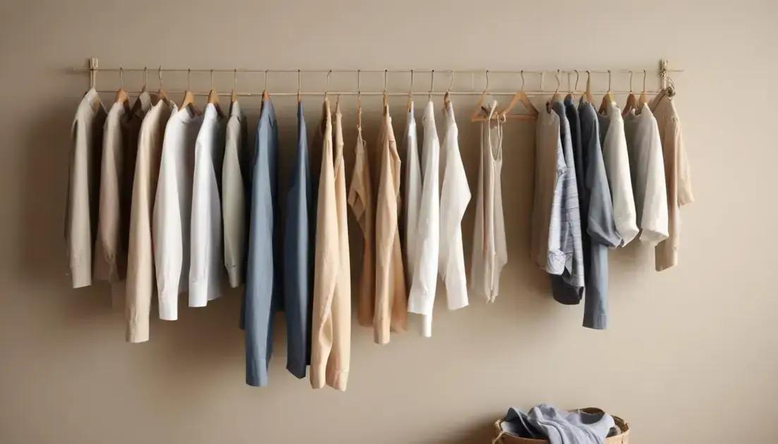 Ideias criativas para pendurar roupas íntimas
