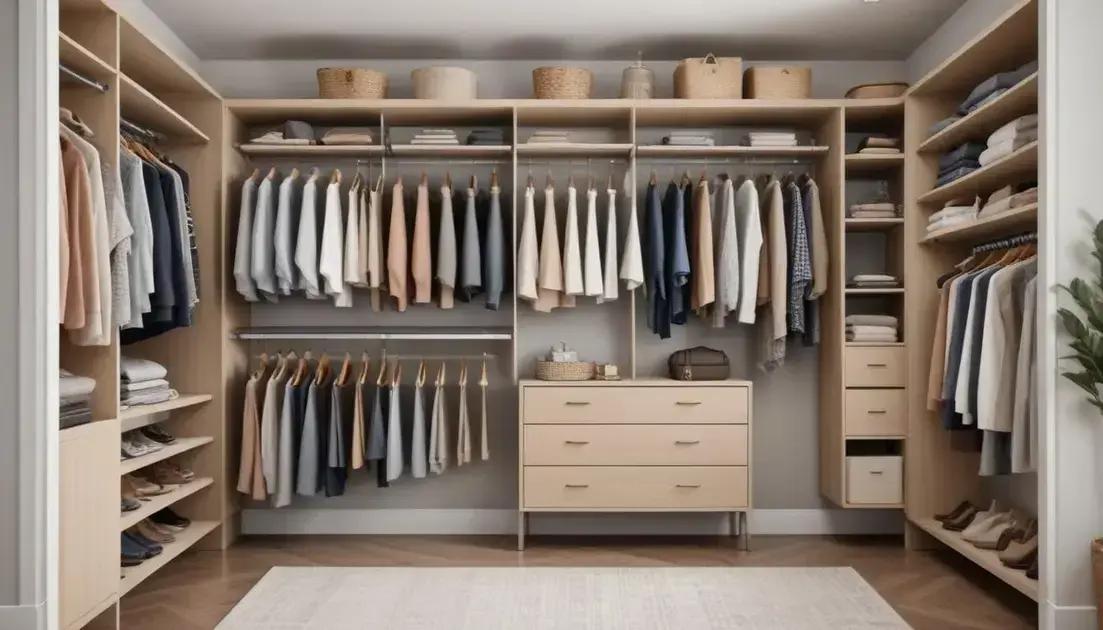 Vantagens de ter um closet aberto