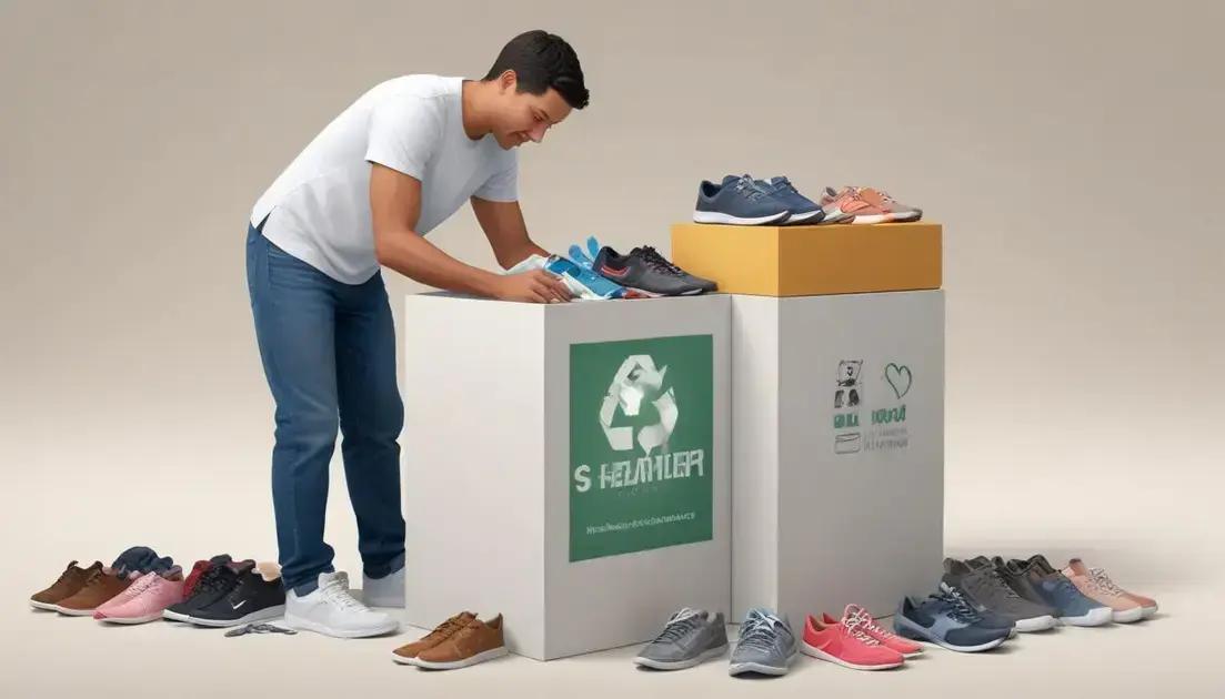 Dicas para doação e descarte de sapatos antigos
