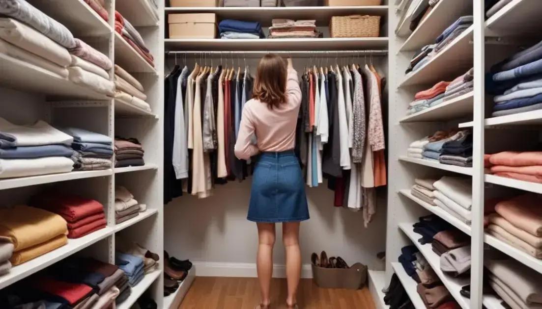 Erros comuns a evitar na organização de closets