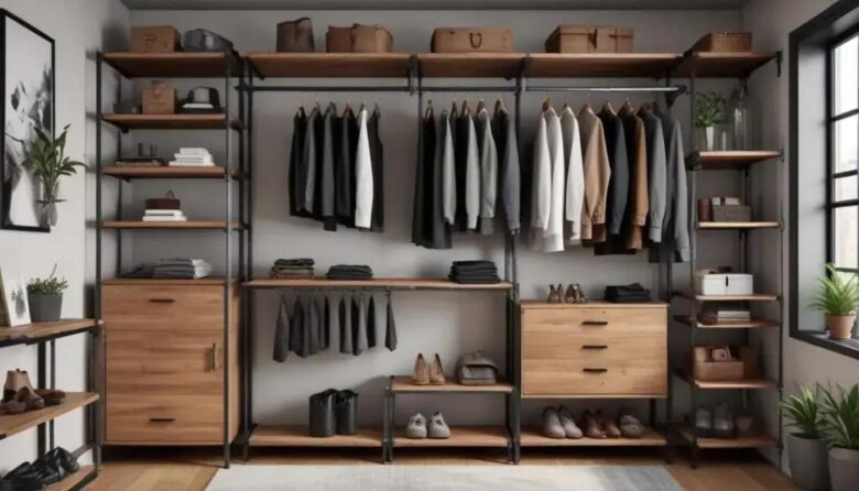 Closet Industrial para Estúdios: Como Maximizar o Armazenamento com Estilo