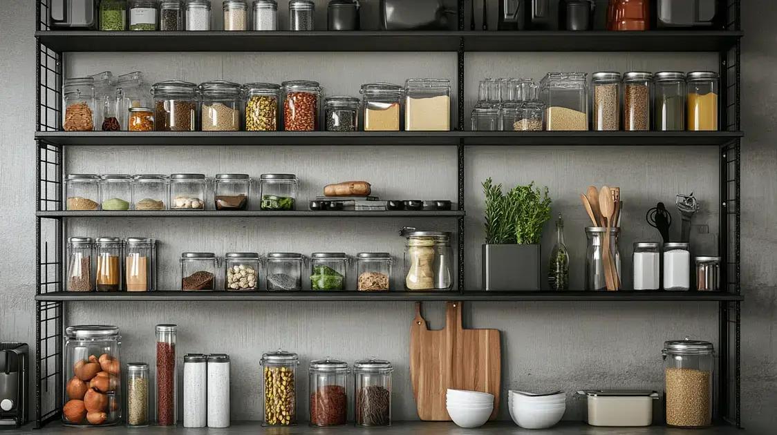 
Prateleiras Metálicas como Solução Moderna para Armários